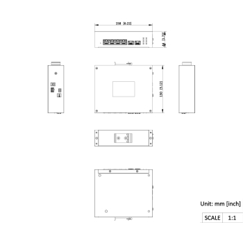 ZARZĄDZALNY SWITCH PRZEMYSŁOWY POE DS-3T1506HP-EI-UPS/NO POWER UNIT 4-PORTOWY SFP Hikvision